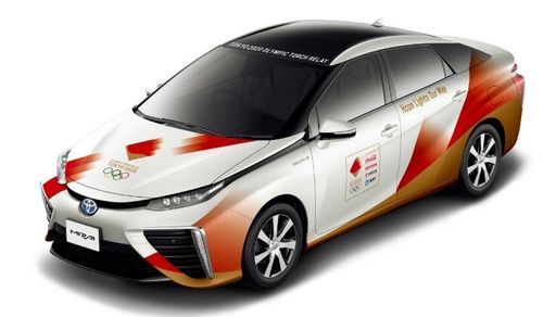 整体火炬色调 东京2020奥运会专用车辆设计公开
